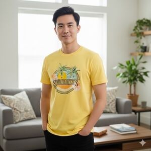 Club Room Mens Summer Breeze Graphic T-Shirt